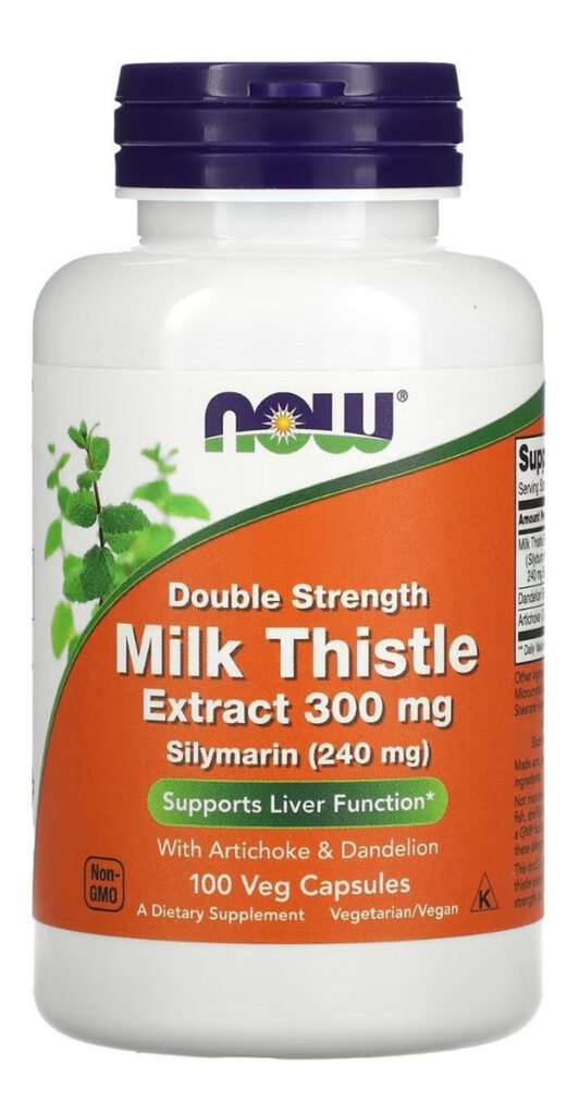 Silymarin (silimarina) Milk Thistle Now Foods 300 Mg 100 Cap Sabor Without Flavor