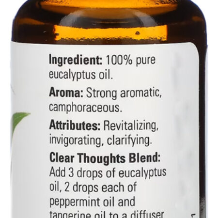 Now Foods Óleo Eucalipto 30ml Globulus + Porta Cápsulas - Imagem 2