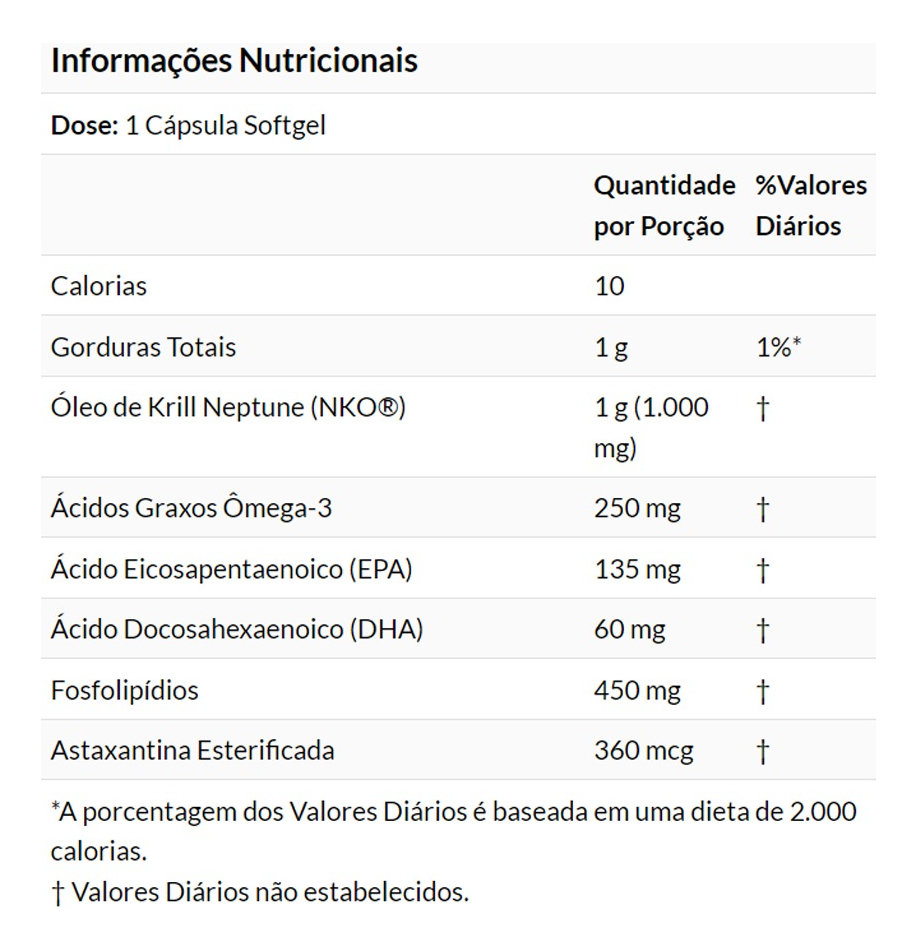 Óleo Krill 1000mg Now Foods Dupla Força 120sft - Imagem 4