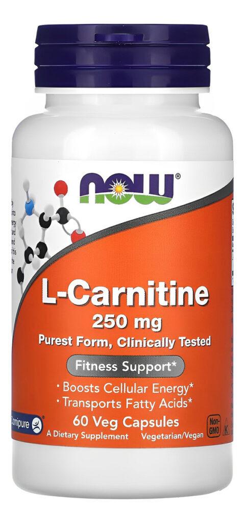 L-carnitina 250mg Now Foods 60 Cápsulas Importado 3un - Imagem 5