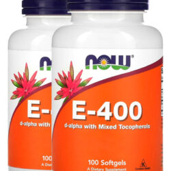 Vitamina E 400ui 100 Softgels Importado 2un Now Foods
