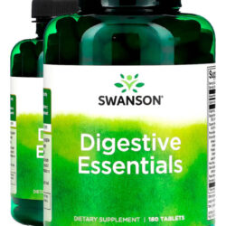 Enzimas Digestivas Swanson Essentials 180 Tabs Importado 2un