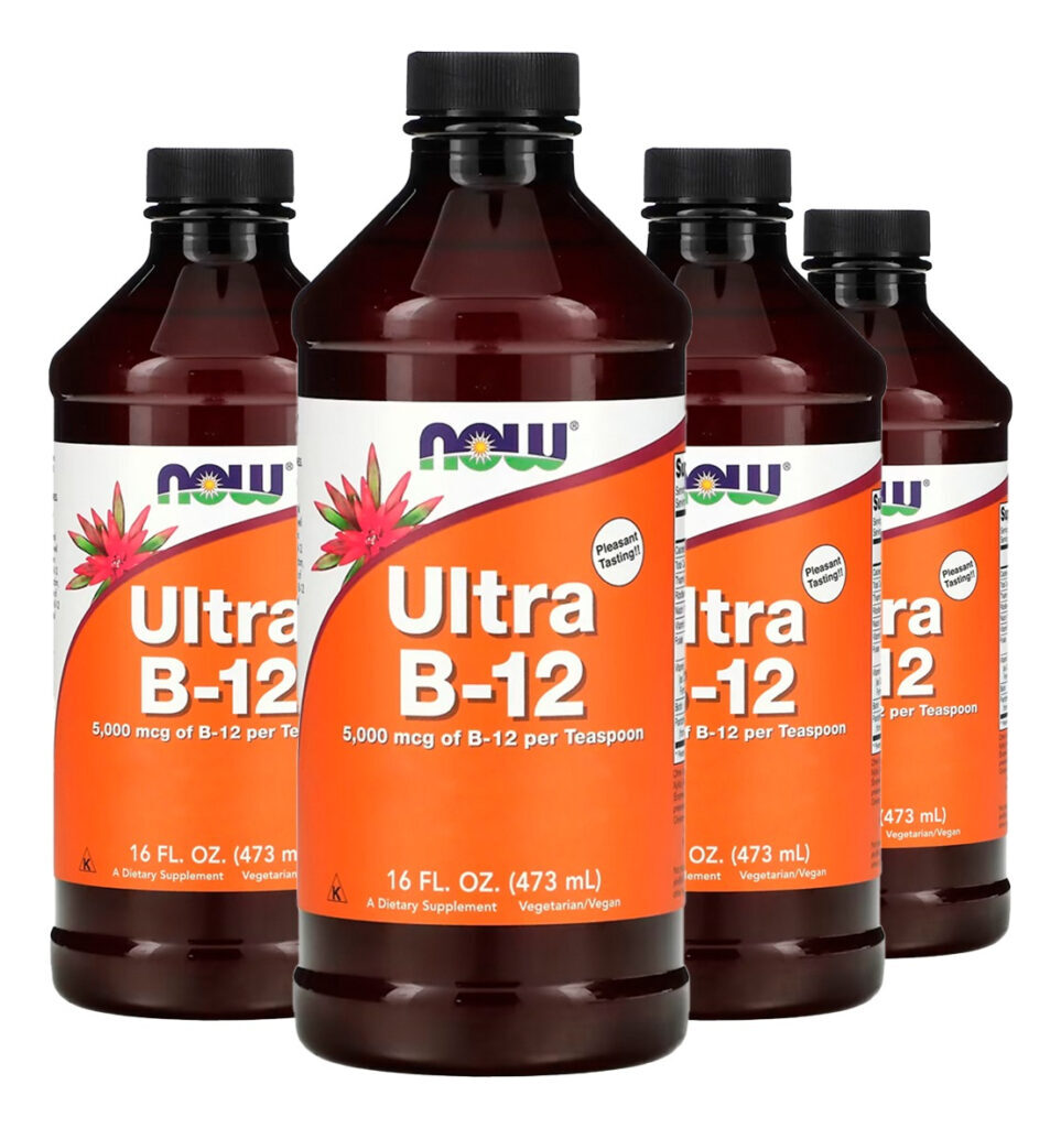 Ultra B-12 Vitamina Complexo B 473ml Importado 4un Now Foods