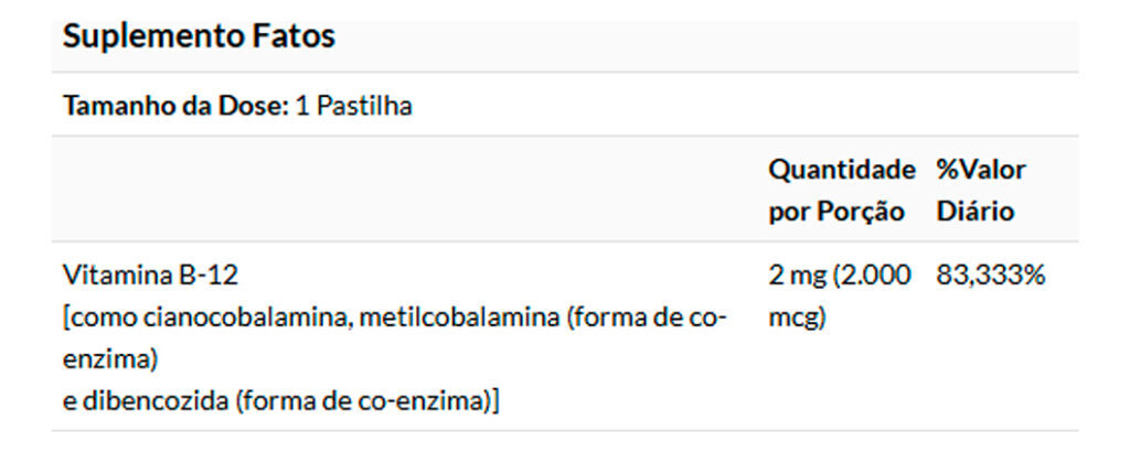 Vitamina B-12 2mg Now Foods 100 Pastilha Importado - Imagem 4