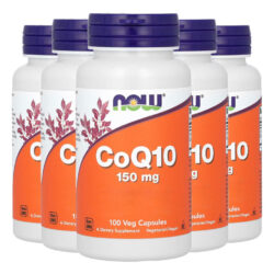 Coenzima Coq10 150mg Now Foods 100 Cápsulas Importado 5un