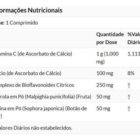 Complexo Vitamina C 1000mg 180 Tabls Importado 5un Now Foods - Imagem 5