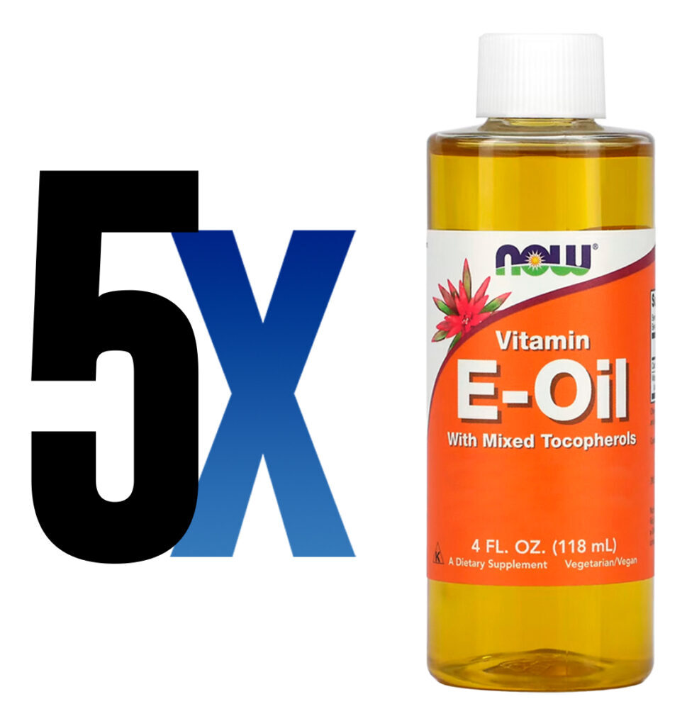 Vitamina E Oil Now Foods Mixed Tocoferol 118ml Importado 5un - Imagem 2
