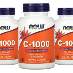 Vitamina C 1000mg Now Foods 100veg Caps 3un