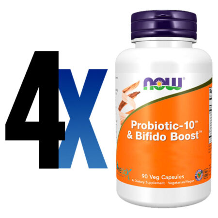 Probiótico 10 25 Bilhões Now Foods 90cap Importado 4un - Imagem 2