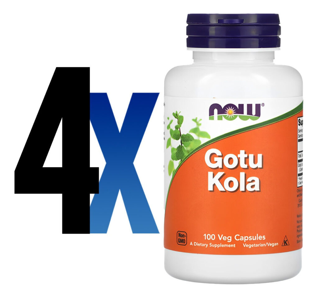 Gotu Kola 450mg 100 Cáps Importado 4un Now Foods - Imagem 2