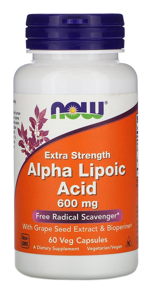 Ácido Alfa Lipóico 600mg Now Foods 60veg Caps 3un - Imagem 5