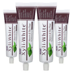 Creme Dental Now Foods Xyliwhite Neem E Tea Tree, 6,4oz 4un