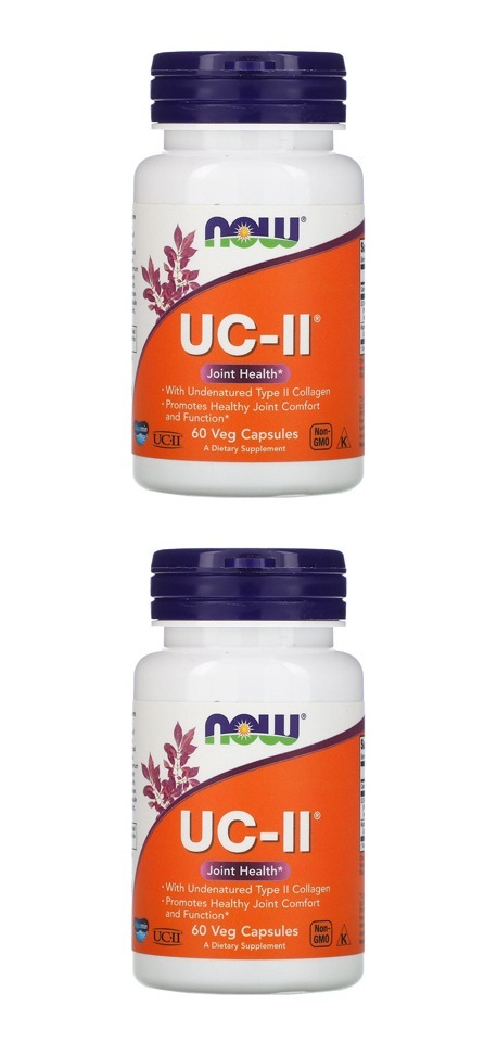 Colágeno Tipo 2 Uc-ii 40mg Now Foods 60 Veg Caps 2un