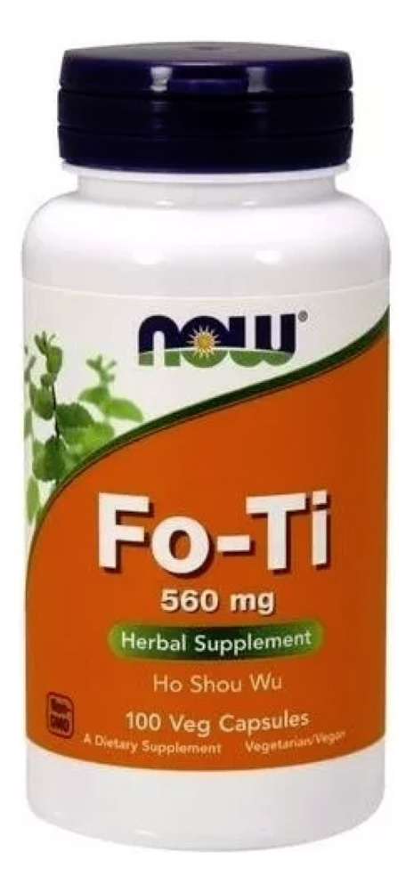 Fo-ti 560 Mg 100 Cáps Now Foods Fo Ti - Imagem 2