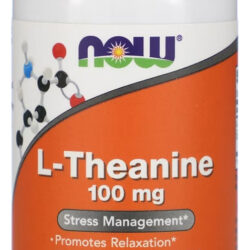 Suplemento Em Cápsulas Now Now Foods L-theanine Pote L-theanine Em Unidade