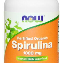Spirulina Now Foods 1000mg 120 Tablets - Importado