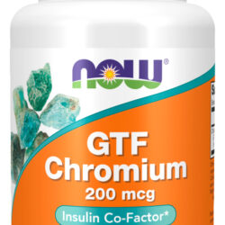 Cromo Gtf 200mcg Now Foods 100 Tablets Sabor Sem Sabor