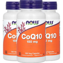 Coenzima Coq10 150mg Now Foods 100 Cápsulas Importado 3un