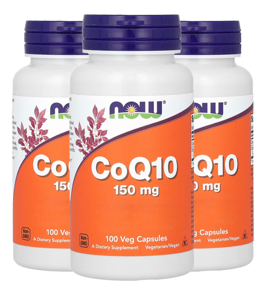 Coenzima Coq10 150mg Now Foods 100 Cápsulas Importado 3un