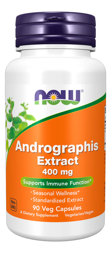 Extrato Andrographis 400mg Now Foods 90 Cáps Importado