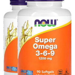 Super Ômega 3-6-9 1200mg 90 Cáps Sof Importado 2un Now Foods