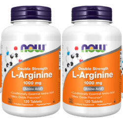 L-arginina 1000mg Now Foods L-arginine 120 Tablets 4un