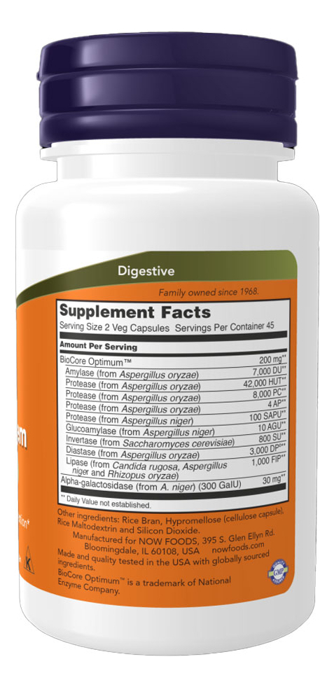 Optimal Digestive System Now Foods 90 Cáps + Porta Cápsulas - Imagem 2
