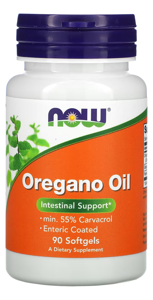 Óleo De Orégano Now Foods Oregano Revestido 90 Sofgels 4un - Imagem 3