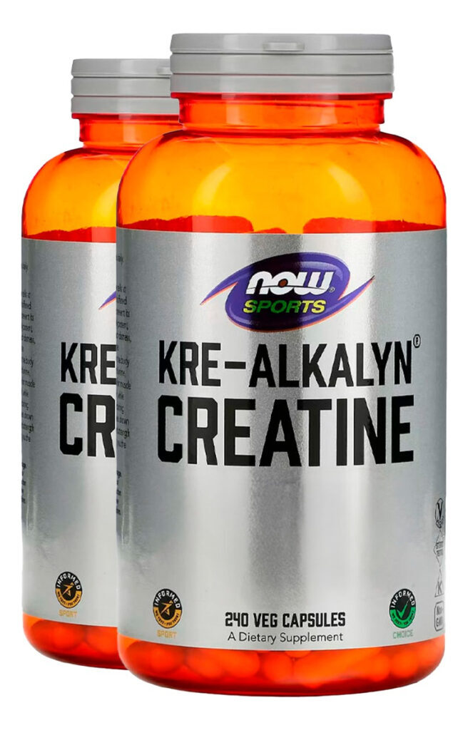 Creatina Kre-alkalyn 750mg 240cáps Importado 2un Now Foods