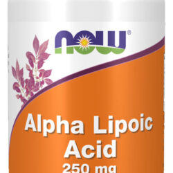 Now Foods Ácido Alfa Lipóico 250mg 60 Veg Cáps Importado