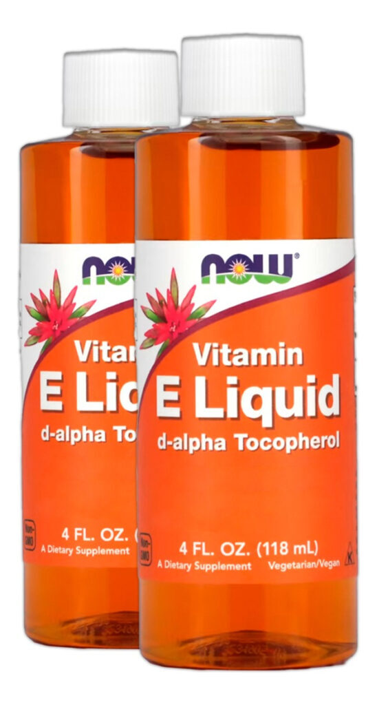 Vitamina E 118ml D-alpha Tocoferol Importado 2un Now Foods