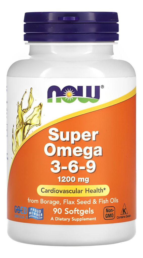 Super Ômega 3-6-9 1200mg 90 Caps Softgels Now Foods Sabor N/a