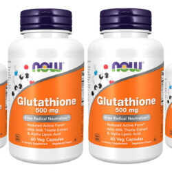 Glutationa 500mg Now Foods Glutathione 60 Veg Caps 4un Sabor Sem Sabor