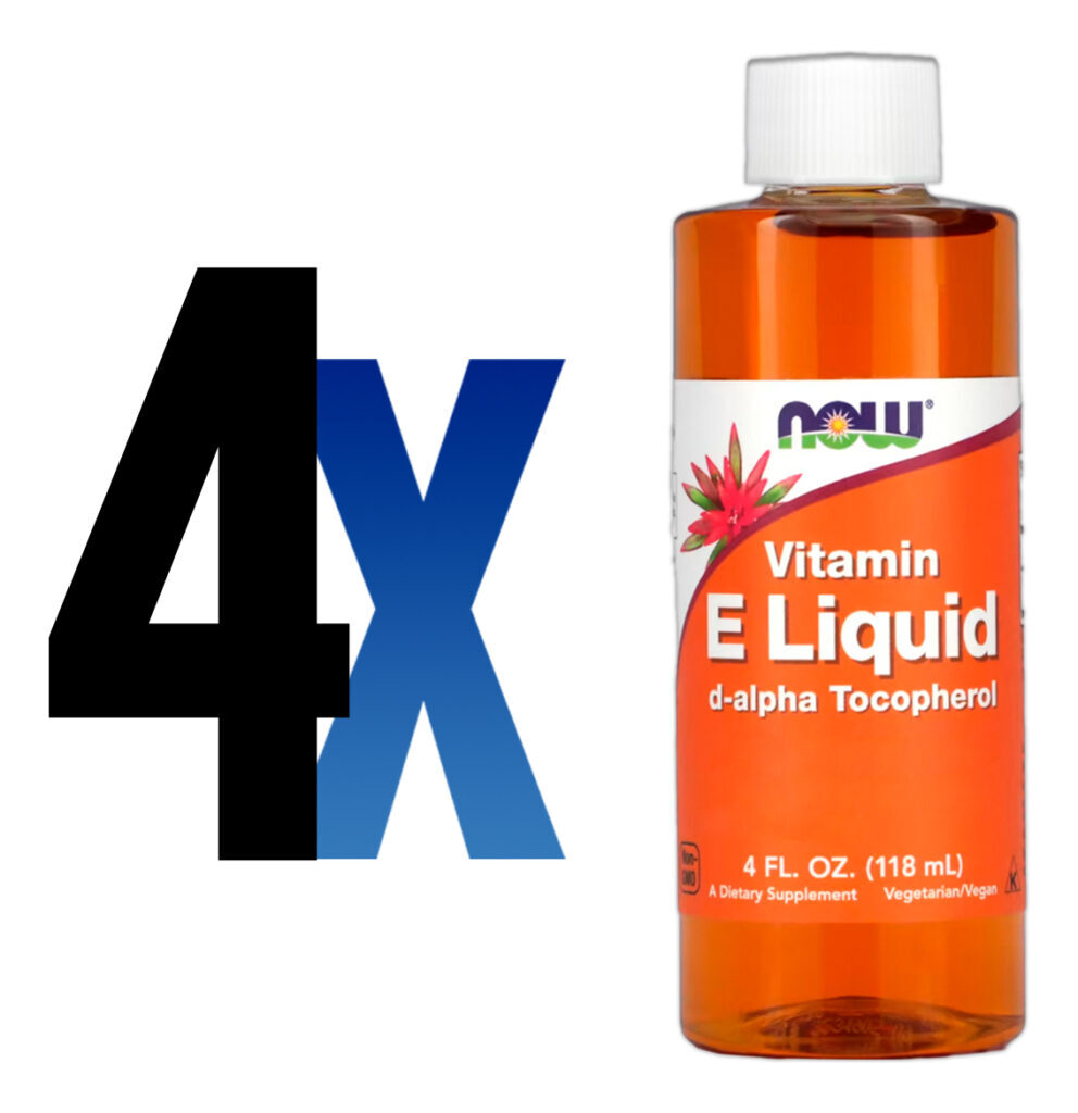Vitamina E Now Foods 118ml D-alpha Tocoferol Importado 4un - Imagem 2