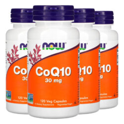 Coenzima Coq10 30mg Now Foods 120 Veg Cáps Importado 4un