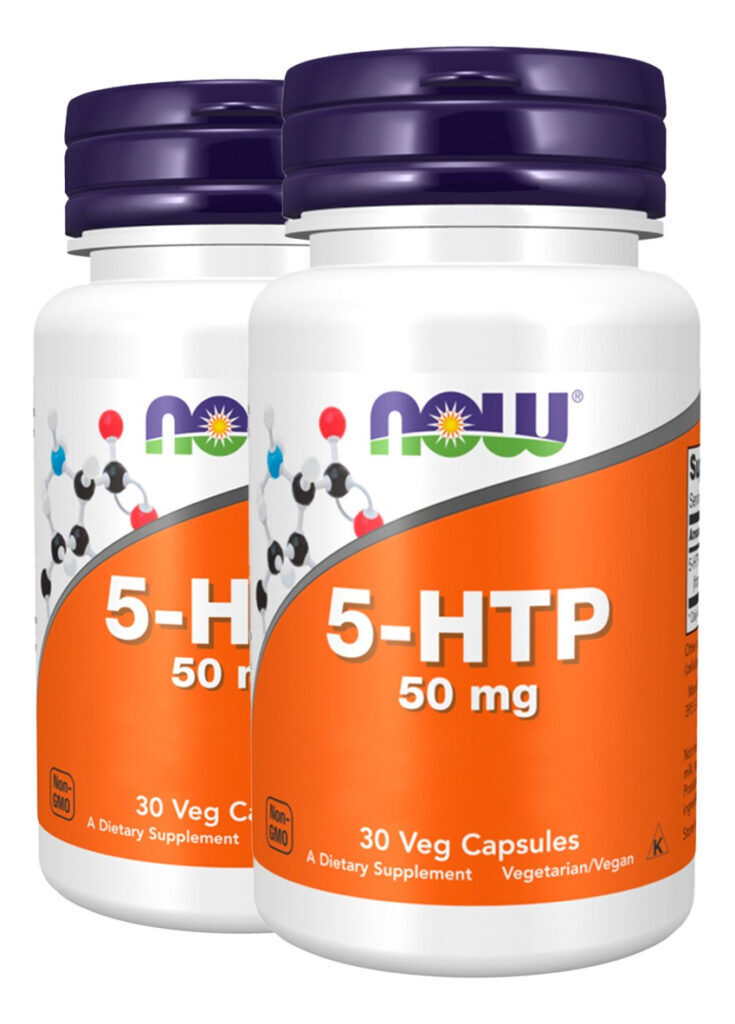 5-h-t-p 50mg 30 Cápsulas Importado 2un Now Foods