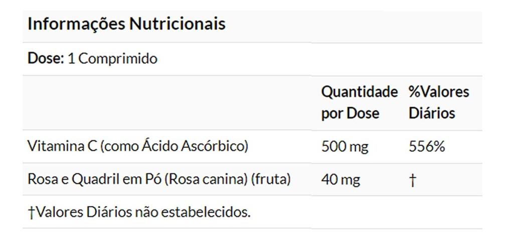 Vitamina C 500mg Com Rosa Mosqueta Now Foods 100tab 4un - Imagem 7