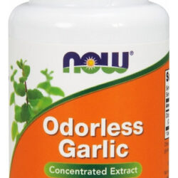 Suplemento Now Odorless Garlic Sabor Sem Sabor X 100 Un