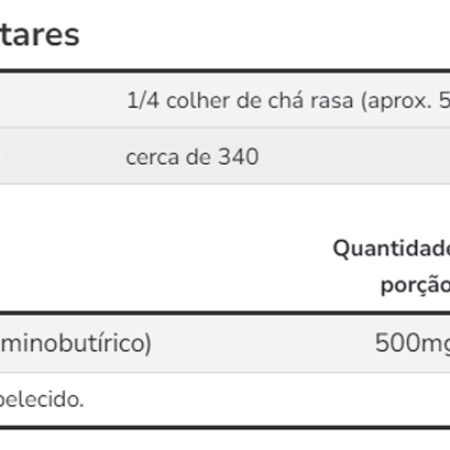 Gaba Pó Puro Now Foods 170g Produto + Porta Cápsulas - Imagem 4