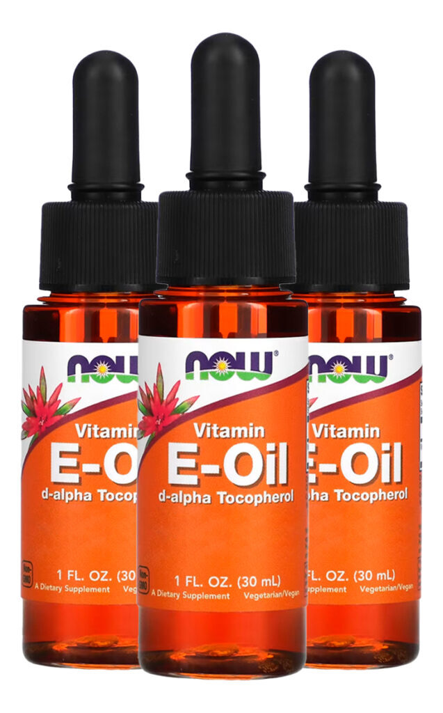 Óleo De Vitamina E 170mg Now Foods 30ml Importado 3un