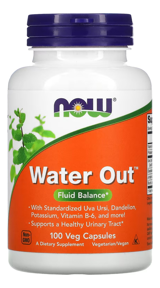 Water Out Ervas/nutrientes Now Foods 100 Caps Importado
