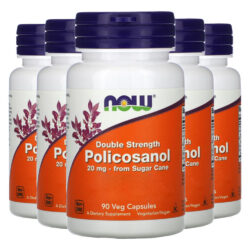 Policosanol 20mg Now Foods 90 Cápsulas Importado 5un