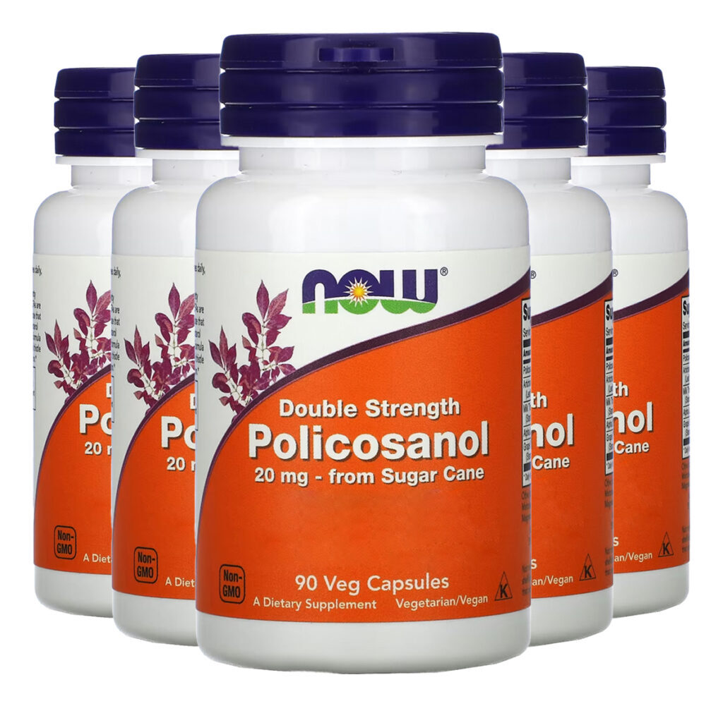 Policosanol 20mg Now Foods 90 Cápsulas Importado 5un