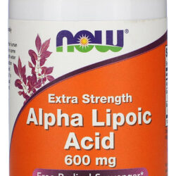 Ácido Alfa Lipóico 600mg Now Foods 60veg Caps 4un Sabor Sem Sabor
