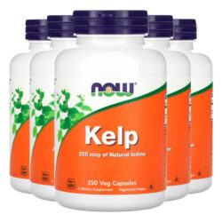 Kelp 325mcg Iodo Natural Now Foods250 Caps Importado 5un