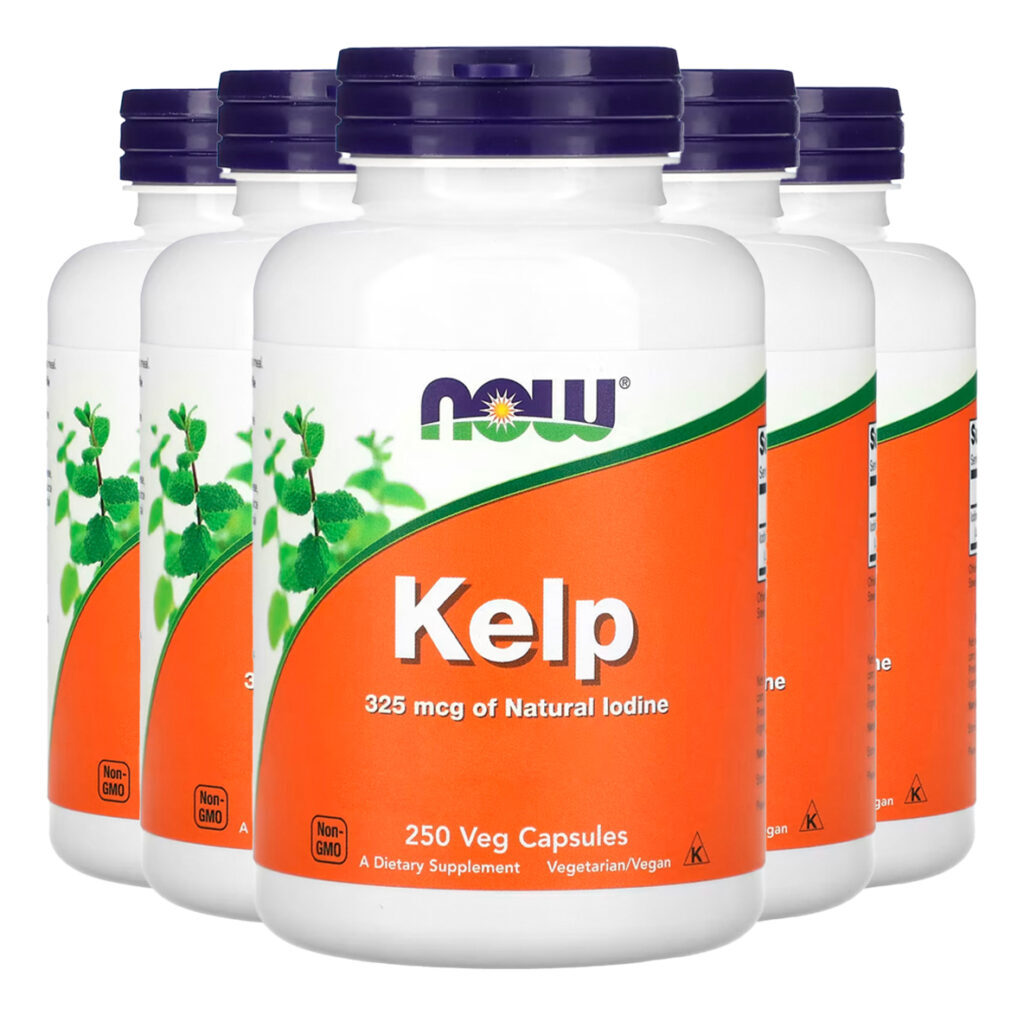 Kelp 325mcg Iodo Natural Now Foods250 Caps Importado 5un