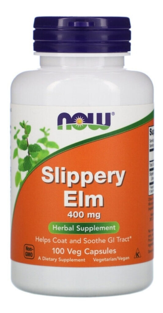 Ulmus Rubra 400mg Now Foods Slippery Elm 100 Veg Caps Sabor Without Flavor