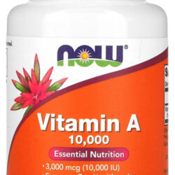 Vitamina A 10.000ui 100 Caps Softgels Nowfoods Sabor Sem Sabor