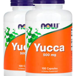 Yucca 500mg 100 Cápsulas Importado 2un Now Foods