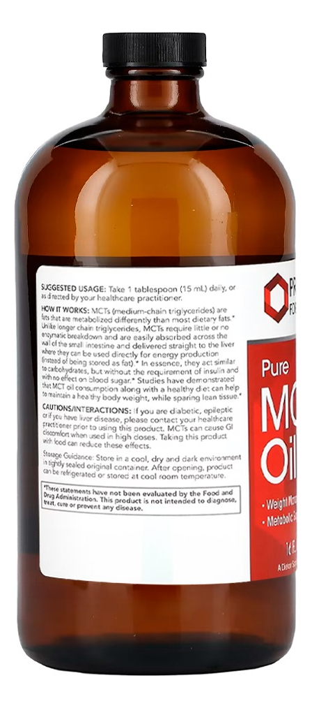 Óleo Mct Protocol 946 Ml Puro + Porta Cápsulas - Imagem 2